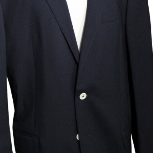 PAL ZILERI Concert SZ 46L Black Wool Sport Jacket Blazer Made in Italy - Picture 10 of 12